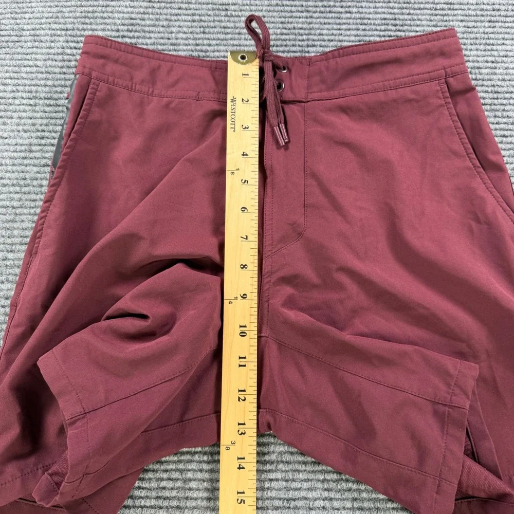 Ten Thousand Interval Shorts Mens 28 Burgundy Maroon 7